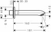 31494000 Hansgrohe Metris Wylewka wannowa